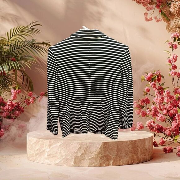 Philosophy blazer jacket stripe black/white size M - Picture 3 of 9